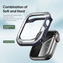 Заредете изображение във визуализатора на галерията – DUX DUCIS case TAMO for Apple Watch series 10 46 mm transparent with midnight
