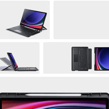 Заредете изображение във визуализатора на галерията – DUX DUCIS case DK foldable with Wireless Keyboard for SAMSUNG Tab S10 Plus/S9 Plus/S9 FE Plus black
