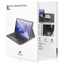 Заредете изображение във визуализатора на галерията – DUX DUCIS case DK foldable with Wireless Keyboard with backlight for SAMSUNG Tab S10 Ultra/S9 Ultra/S8 Ultra black
