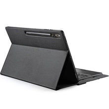 Заредете изображение във визуализатора на галерията – DUX DUCIS case DK foldable with Wireless Keyboard with backlight for SAMSUNG Tab S10 Ultra/S9 Ultra/S8 Ultra black
