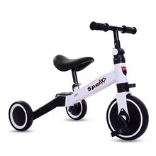 Заредете изображение във визуализатора на галерията – Children's multifunctional tricycle white
