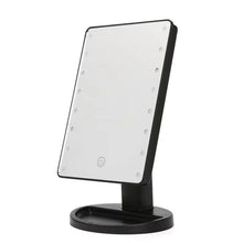 Заредете изображение във визуализатора на галерията – LED lamps vanity mirror black
