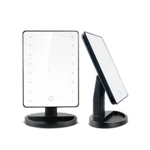 Заредете изображение във визуализатора на галерията – LED lamps vanity mirror black
