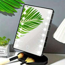 Заредете изображение във визуализатора на галерията – LED lamps vanity mirror black
