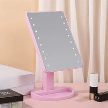 Заредете изображение във визуализатора на галерията – LED lamps vanity mirror pink
