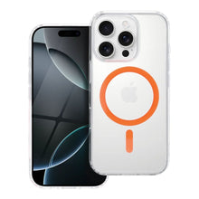 Заредете изображение във визуализатора на галерията – Drop Glue Colorful Ring Mag Cover compatible with MagSafe for IPHONE 12 / 12 PRO orange
