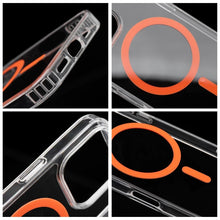 Заредете изображение във визуализатора на галерията – Drop Glue Colorful Ring Mag Cover compatible with MagSafe for IPHONE 12 / 12 PRO orange
