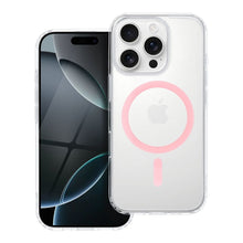 Заредете изображение във визуализатора на галерията – Drop Glue Colorful Ring Mag Cover compatible with MagSafe for IPHONE 11 pink
