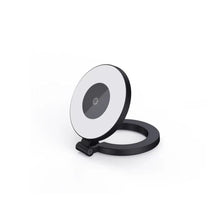 Заредете изображение във визуализатора на галерията – Mini magnetic phone stand with light compatible with MagSafe black
