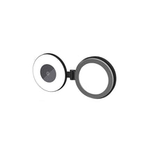 Заредете изображение във визуализатора на галерията – Mini magnetic phone stand with light compatible with MagSafe black
