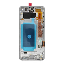 Заредете изображение във визуализатора на галерията – FixCell display LCD SAMSUNG S10 G973 with frame white (refub)
