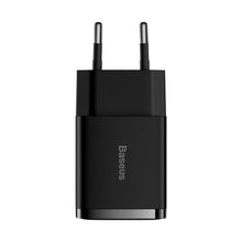 Заредете изображение във визуализатора на галерията – Baseus  Compact  Charger 2U 10.5W EU Black
