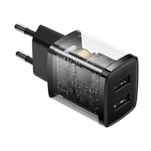 Заредете изображение във визуализатора на галерията – Baseus  Compact  Charger 2U 10.5W EU Black
