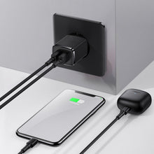 Заредете изображение във визуализатора на галерията – Baseus  Compact  Charger 2U 10.5W EU Black
