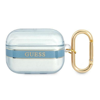 Оригинален гръб GUESS за APPLE AirPods Pro GUAPHHTSB (Strap Collection) син