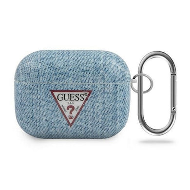 Оригинален гръб GUESS за APPLE AirPods Pro GUACAPTPUJULLB (Jeans Collection) light син