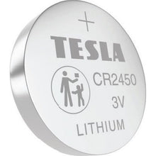 Заредете изображение във визуализатора на галерията – TESLA lithium battery CR2450 [5x120] 3V 5 pcs
