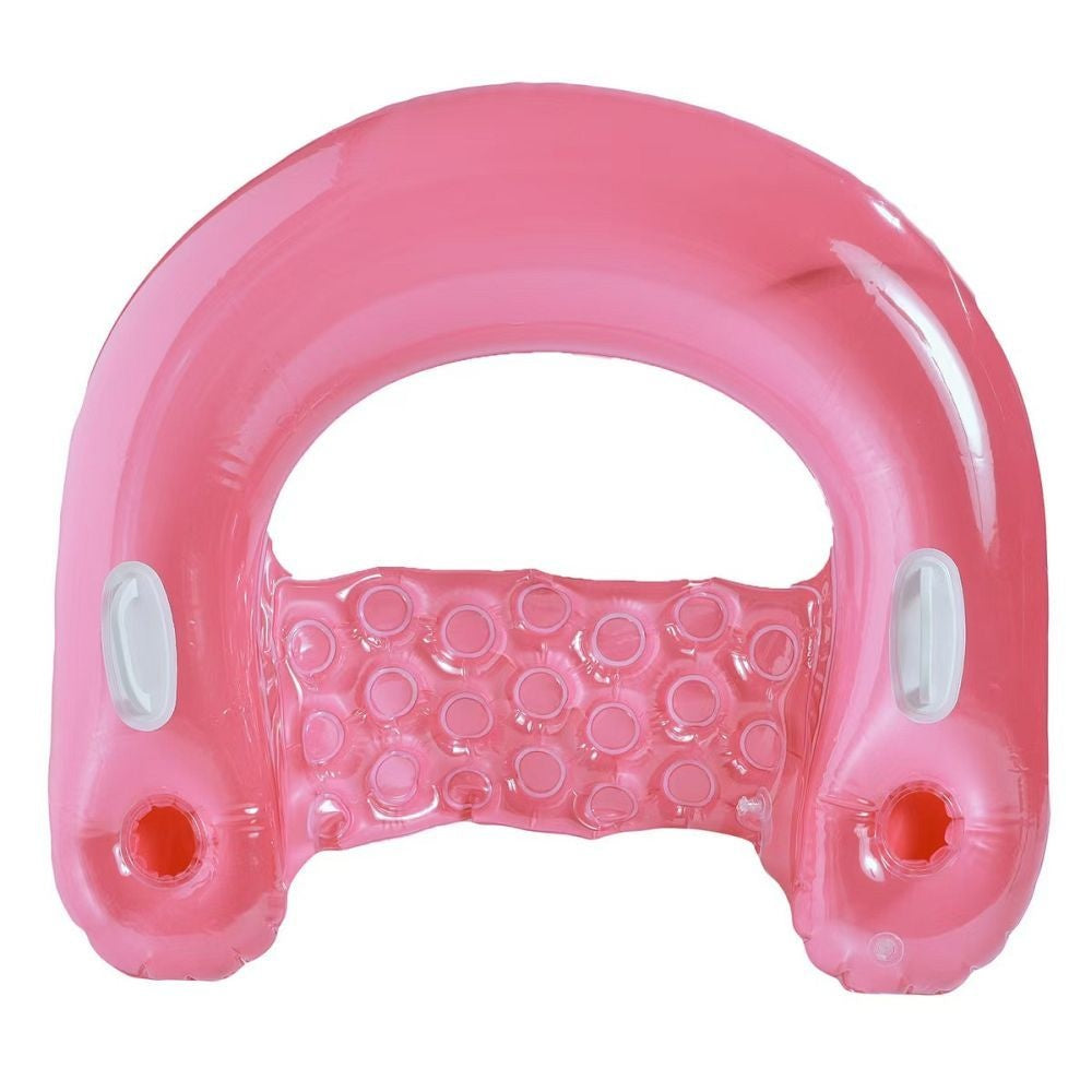 Armchair-shaped mattress red