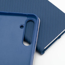 Заредете изображение във визуализатора на галерията – Калъф тип книга LUNA Carbon XIAOMI Redmi Note 14 5G син
