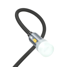 Заредете изображение във визуализатора на галерията – HOCO cable USB A / Type C to LED light UA38C black
