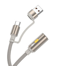 Заредете изображение във визуализатора на галерията – HOCO cable USB A / Type C to cigarete lighter UA38B 0,3 m gold
