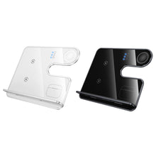 Заредете изображение във визуализатора на галерията – HOCO wireless charger 3in1 compatible with MagSafe and APPLE Watch 15W CQ19 silver
