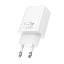 Заредете изображение във визуализатора на галерията – HOCO wall charger USB A + Type C PD QC3.0 3A 30W N63 white
