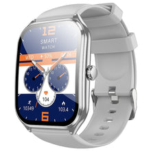 Заредете изображение във визуализатора на галерията – HOCO smartwatch with call function AMOLED Y28 silver
