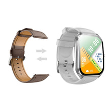 Заредете изображение във визуализатора на галерията – HOCO smartwatch with call function AMOLED Y28 silver
