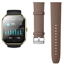 Заредете изображение във визуализатора на галерията – HOCO smartwatch with call function AMOLED Y28 gold

