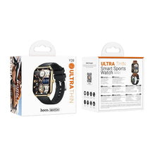 Заредете изображение във визуализатора на галерията – HOCO smartwatch with call function AMOLED Y28 gold
