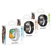 Заредете изображение във визуализатора на галерията – HOCO smartwatch with call function AMOLED Y28 gold
