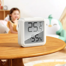 Заредете изображение във визуализатора на галерията – HOCO electronic clock with hygrothermometer HX40 white
