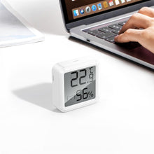 Заредете изображение във визуализатора на галерията – HOCO electronic clock with hygrothermometer HX40 white
