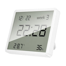 Заредете изображение във визуализатора на галерията – HOCO electronic clock with hygrothermometer HX41 white
