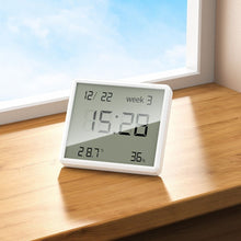 Заредете изображение във визуализатора на галерията – HOCO electronic clock with hygrothermometer HX41 white
