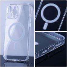 Заредете изображение във визуализатора на галерията – CLEAR MAG COVER case compatible with MagSafe for IPHONE SE 2025 transparent
