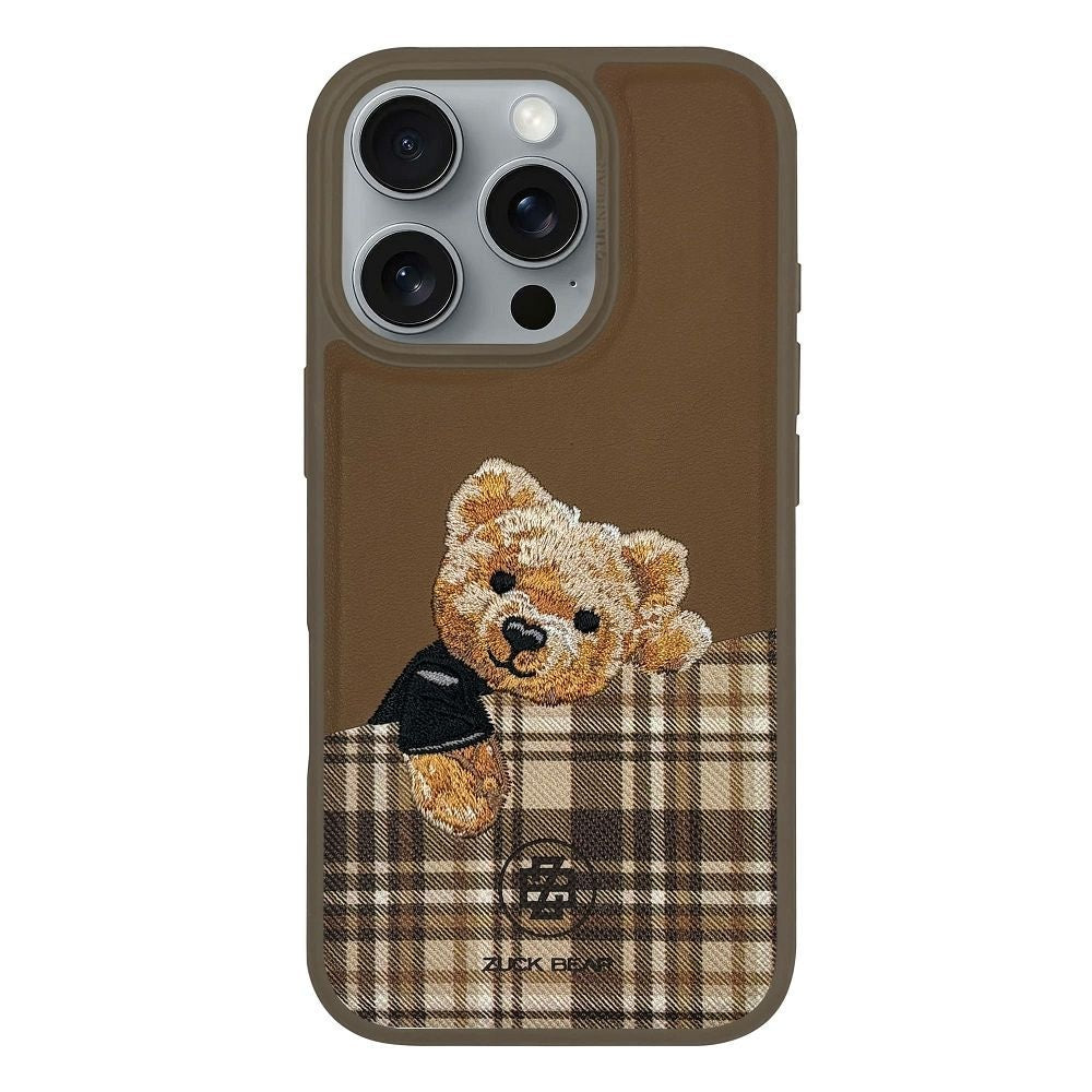 ZUCK BEAR case DARREN compatible with MagSafe 16 champaign gold