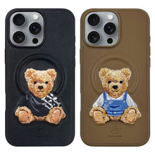 Заредете изображение във визуализатора на галерията – ZUCK BEAR case EVERLEY compatible with MagSafe 16 champaign gold
