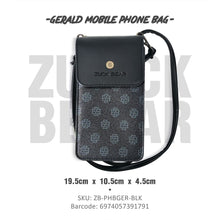 Заредете изображение във визуализатора на галерията – ZUCK BEAR mobile phone bag GERALD black
