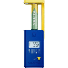 Заредете изображение във визуализатора на галерията – VARTA battery tester with digital display (AA, AAA, Type C, Type D, 9V, button) 893101111 blue
