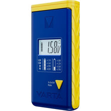 Заредете изображение във визуализатора на галерията – VARTA battery tester with digital display (AA, AAA, Type C, Type D, 9V, button) 893101111 blue
