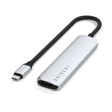 Заредете изображение във визуализатора на галерията – SATECHI adapter HUB 4in1 Type C ST-P4SS silver
