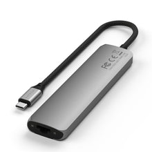 Заредете изображение във визуализатора на галерията – SATECHI adapter HUB 7in1 Type C ST-P7SM space gray
