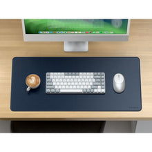 Заредете изображение във визуализатора на галерията – SATECHI vegan leather desk pad ST-LPDMB blue
