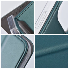 Заредете изображение във визуализатора на галерията – SMART MAGNETO Book case for MOTOROLA G15 dark green
