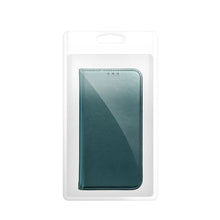 Заредете изображение във визуализатора на галерията – SMART MAGNETO Book case for MOTOROLA G15 dark green
