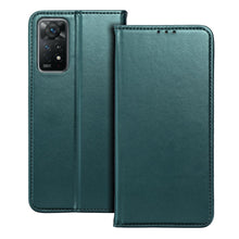 Заредете изображение във визуализатора на галерията – SMART MAGNETO Book case for MOTOROLA G15 dark green
