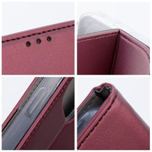 Заредете изображение във визуализатора на галерията – SMART MAGNETO Book case for MOTOROLA G15 burgundy
