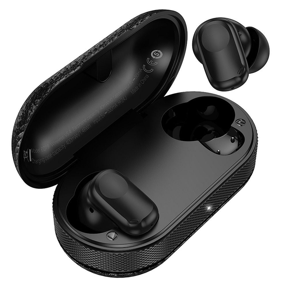 HOCO wireless earphone bluetooth TWS EQ19 midnight black